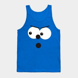 Shocked Angry Circle Face Tank Top